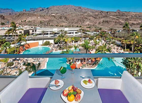 Gran Canaria Princess - Beispiel Terrasse Doppelzimmer (Zimmercodierung DB1)