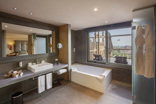 Lopesan Baobab Resort - Beispiel Bad Doppelzimmer Superior (Zimmercodierung DS1)