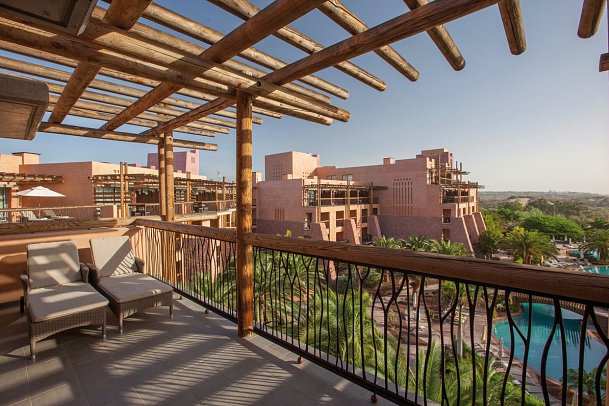 Lopesan Baobab Resort - Beispiel Balkon Juniorsuite (Zimmercodierung JB1)