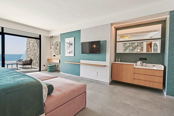 Gloria Palace Amadores Thalasso & Hotel - Wohnbeispiel Doppelzimmer Premium Meerblick (Zimmercodierung DMM)