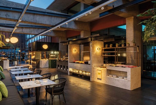 Salobre Hotel Resort & Serenity - Sens Kitchen Patio Garden