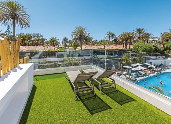 Abora Catarina by Lopesan Hotels - Beispiel Zimmer Sonnenterrasse (Zimmercodierung DB1)