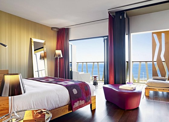 Bohemia Suites & Spa - Wohnbeispiel Juniorsuite Meerblick (Zimmercodierung JBM)