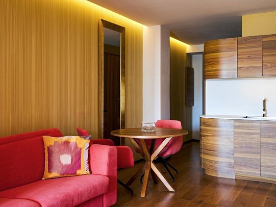 Bohemia Suites & Spa - Wohnbeispiel Studio Deluxe (Zimmercodierungen SB1 & SB3)