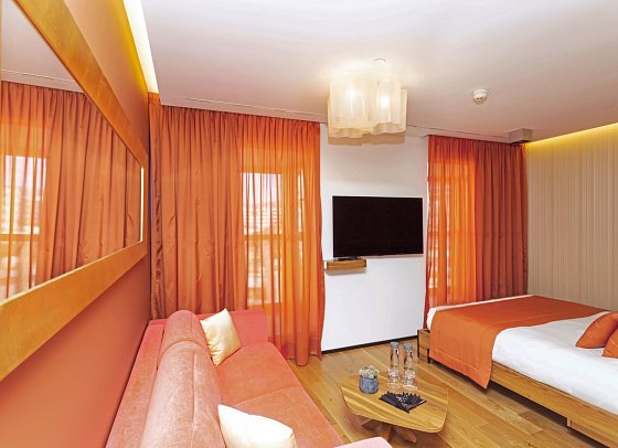 Bohemia Suites & Spa - Wohnbeispiel Studio Deluxe (Zimmercodierungen SB1 & SB3)