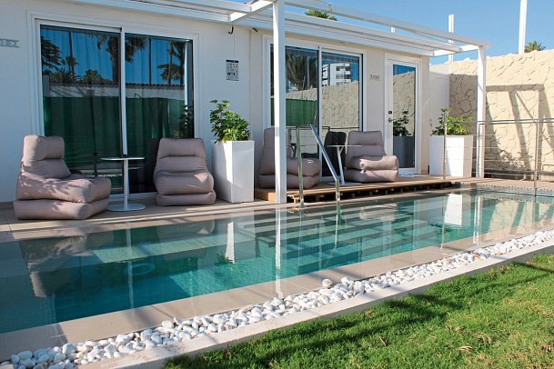 HL Miraflor Suites - Wohnbeispiel Juniorsuite Swim up 18Plus (Zimmercodierung J1Q)