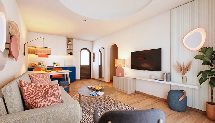  HD Parque Cristóbal Gran Canaria - Wohnbeispiel Villen Premier (Zimmercodierungen VB2 & VI2)