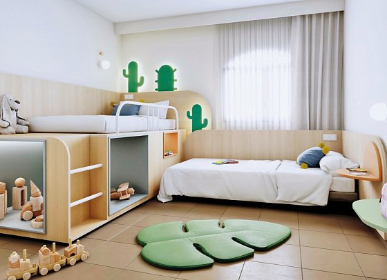 HD Parque Cristobal Gran Canaria - Wohnbeispiel Suite Familien Kids (Zimmercodierung BI3)