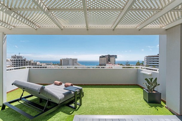 LIVVO Anamar Suites - Beispiel Balkon-Terrasse Juniorsuite Deluxe (Zimmercodierung JD1)