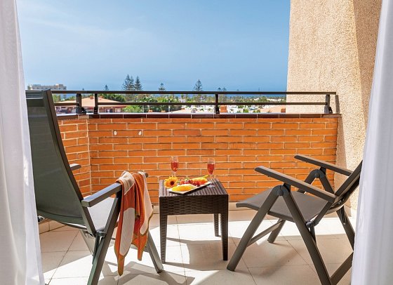 MUR Hotel Neptuno - Beispiel Balkon (Zimmercodierungen DB1, DB2, DBP & DB3)