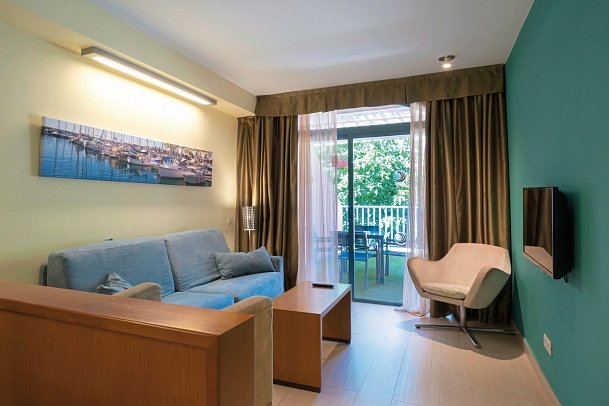 Cordial Mogán Valle - Wohnbeispiel Appartement 1 Schlafzimmer (Zimmercodierungen AB1 & AB2)