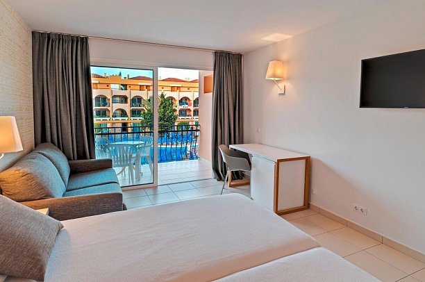Mirador Maspalomas by Dunas - Wohnbeispiel Doppelzimmer Poolblick (Zimmercodierung DBP)