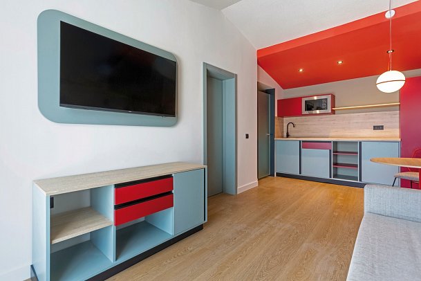 Sholeo Lodges Maspalomas - Wohnbeispiel Suite The Loop (Zimmercodierung WB1)