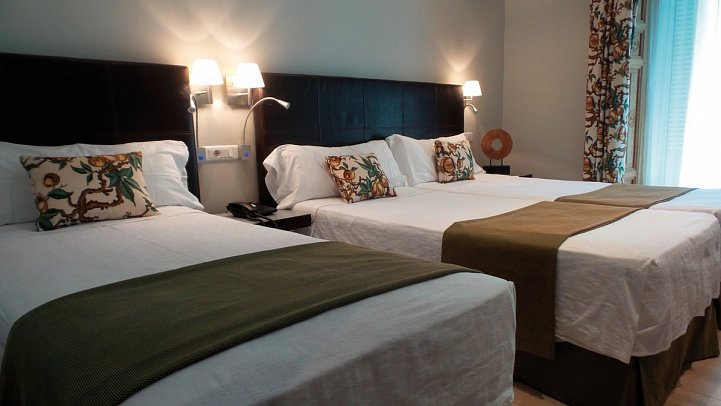 Hotel Moderno - Wohnbeispiel Doppelzimmer (Zimmercodierung DB1)