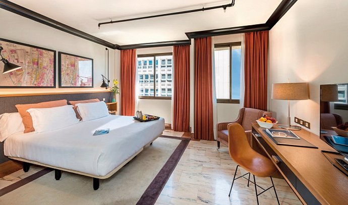 H10 Tribeca - Wohnbeispiel Doppelzimmer Deluxe (Zimmercodierung DD1)