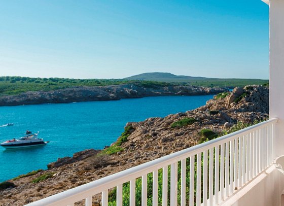 Beach Club Menorca - Beispiel Balkon Meerblick (Zimmercodierung ABM)