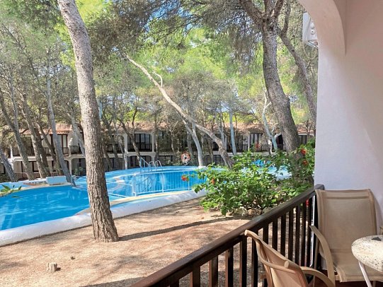 Sol Parc - Wohnbeispiel Appartement 1 Schlafzimmer Gartenblick (Zimmercodierung ABG)