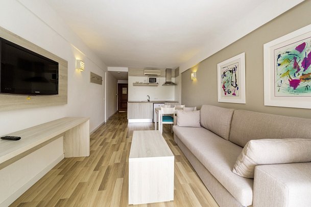 Comitas Floramar - Wohnbeispiel Apt. 1 Schlafzimmer (Zimmercodierungen AB1 & ABN)