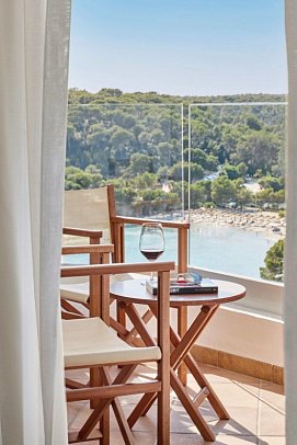 Meliá Cala Galdana - Beispiel Balkon (Zimmercodierungen D1M, D2M, D1N, D2N, DM1 & DM2)