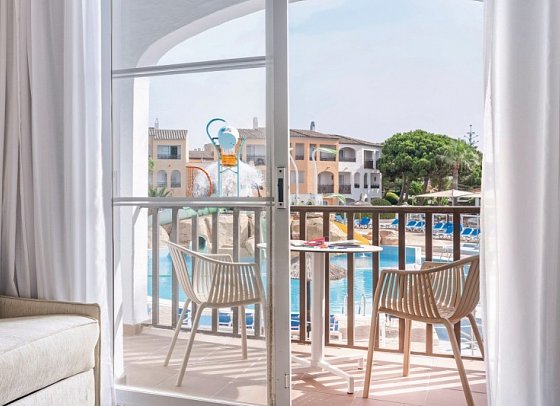Sol Falcó Menorca - Wohnbeispiel Doppelzimmer Sol Splashpark-Blick (Zimmercodierungen DB3 & DB4)