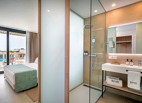 Barceló Nura - Wohnbeispiel Doppelzimmer Superior Meerblick (Zimmercodierung DSM)