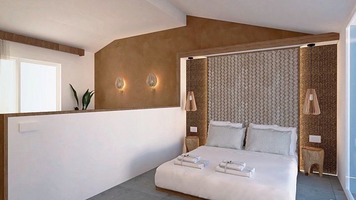 Lago Resort Menorca - Casas del Lago - Wohnbeispiel Suite Hafenblick (Zimmercodierung WBH)