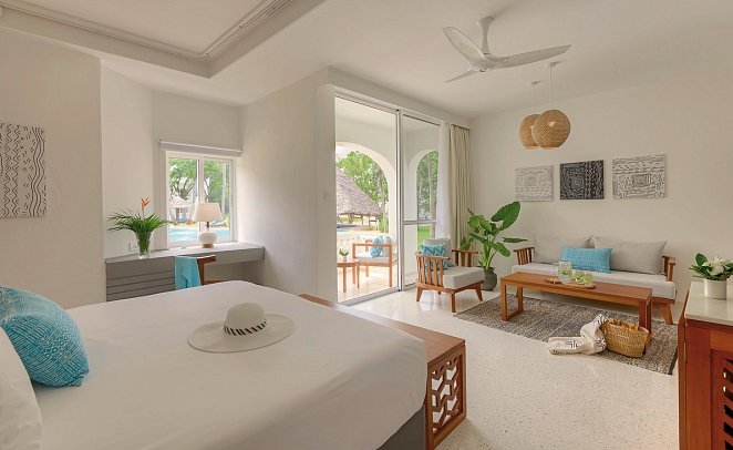 Diamonds Leisure Beach & Golf Resort - Wohnbeispiel Bustani Junior Suite (Zimmercodierung F1G)