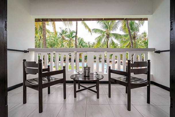 Prideinn Flamingo Beach Resort & Spa - Beispiel Balkon (Zimmercodierung DB1)