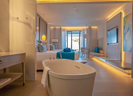 Princess Grand Jamaica - Wohnbeispiel Swimout Platinum Juniorsuite (Zimmercodierung UDQ)