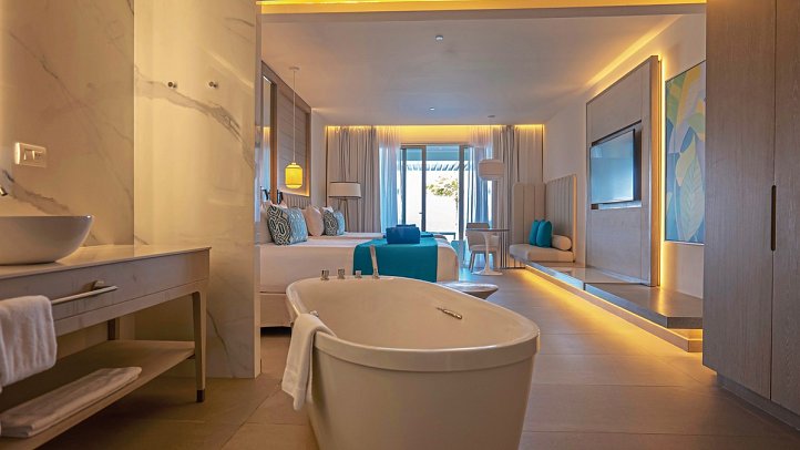 Princess Grand Jamaica - Wohnbeispiel Swimout Platinum Juniorsuite (Zimmercodierung UDQ)