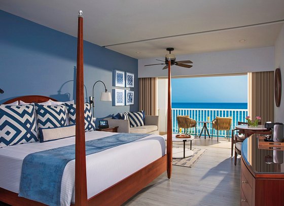 Secrets St. James Montego Bay - Wohnbeispiel Junior Suite Ocean Front (Zimmercodierung J1O)