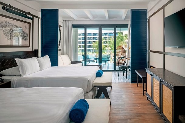 Ocean Coral Spring - Wohnbeispiel Juniorsuite Poolview (Zimmercodierung J1P)