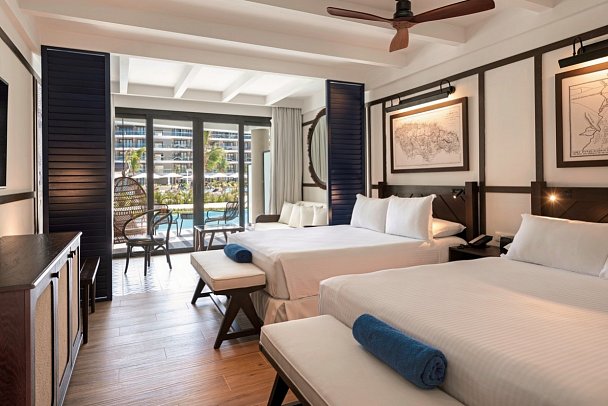 Ocean Coral Spring - Wohnbeispiel Juniorsuite Poolview (Zimmercodierung J1P)