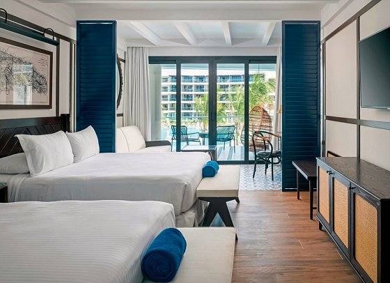Ocean Coral Spring - Wohnbeispiel Juniorsuite Poolview (Zimmercodierung J1P)