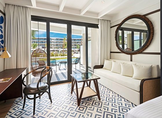 Ocean Coral Spring - Wohnbeispiel Juniorsuite Swim-up (Zimmercodierung JBQ)