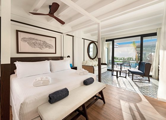 Ocean Coral Spring - Wohnbeispiel Privilege Juniorsuite Swim-up (Zimmercodierungen JBQ & UDQ)