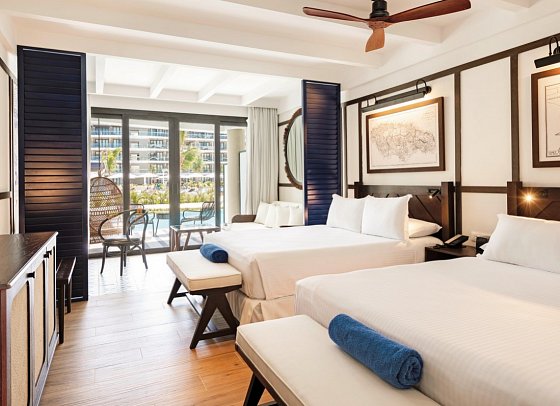 Ocean Coral Spring - Wohnbeispiel Juniorsuite Swim-up (Zimmercodierung JBQ)