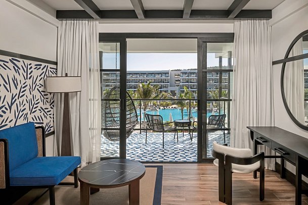 Ocean Allure Eden Bay - Wohnbeispiel Junior Suite Pool View (Zimmercodierung J2P)