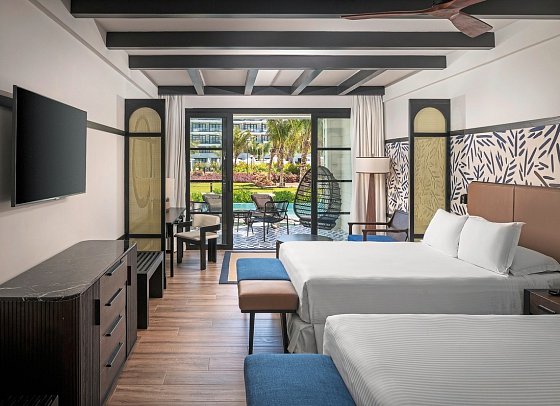 Ocean Allure Eden Bay - Wohnbeispiel Juniorsuite Swim Up (Zimmercodierung J1Q)