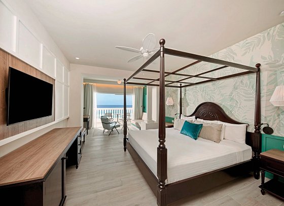 Bahia Principe Explore Jamaica - Wohnbeispiel King Bed Ocean Front Deluxe Junior Suite (Zimmercodierung J1O)