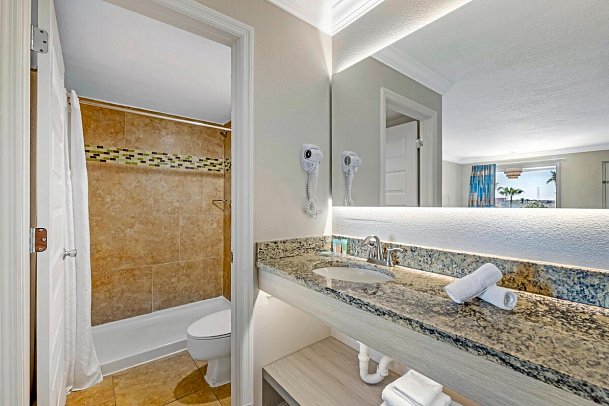 Orlando International Drive North Hotel - Beispiel Bad (Zimmercodierungen UG1 & UG2)