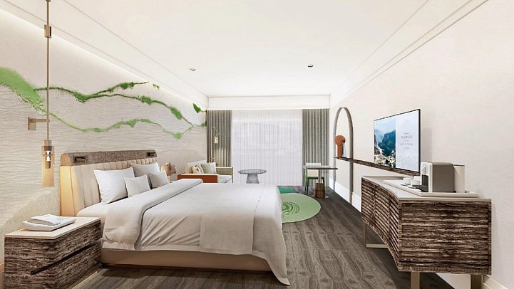 Indigo Jabal Akhdar Resort & Spa - Wohnbeispiel King Mountain View (Zimmercodierung UG1)