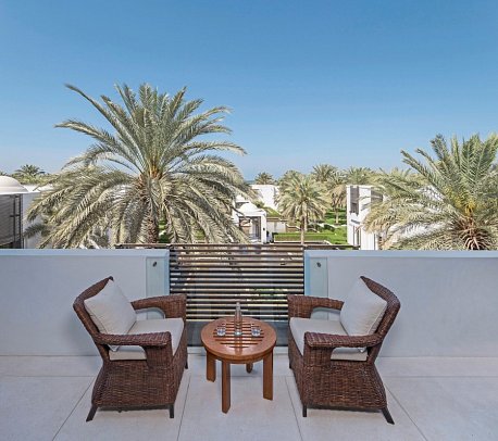 The Chedi Muscat - Wohnbeispiel Deluxe Club with Terrace (Zimmercodierung UL2)