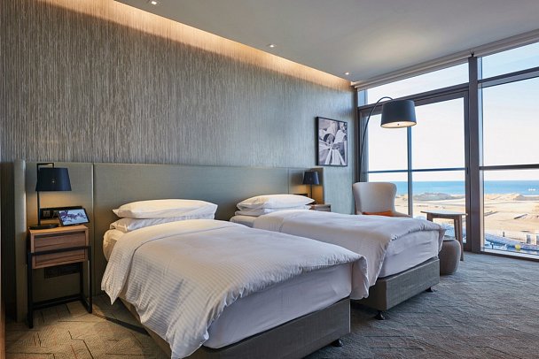 Mysk Al Mouj - Wohnbeispiel Deluxe Plaza View (Zimmercodierung UD2)