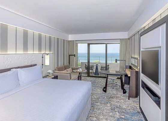 InterContinental Muscat - Wohnbeispiel Sea View with Balcony (Zimmercodierung UMM)