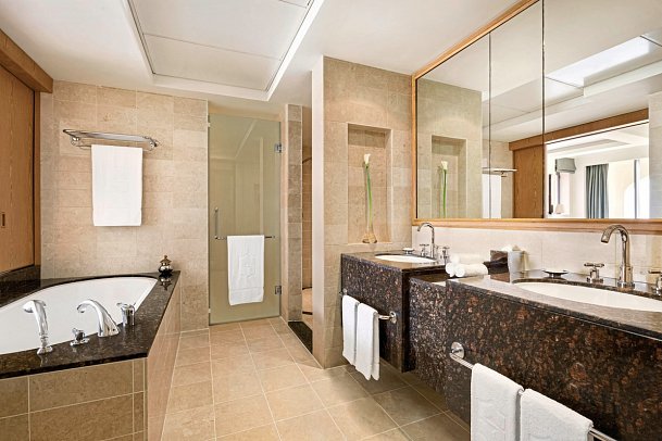 Shangri-La Barr Al Jissah, Al Bandar - Beispiel Bad One Bedroom Suite (Zimmercodierung WB1)