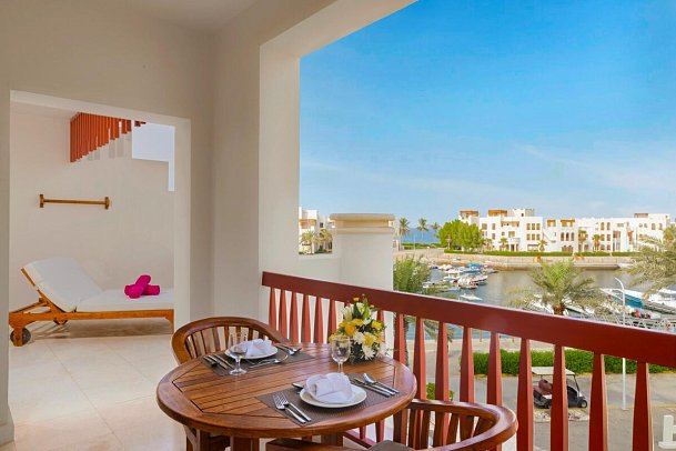 Sifawy Boutique Hotel - Beispiel Terrasse Marina Suite (Zimmercodierung WBH)