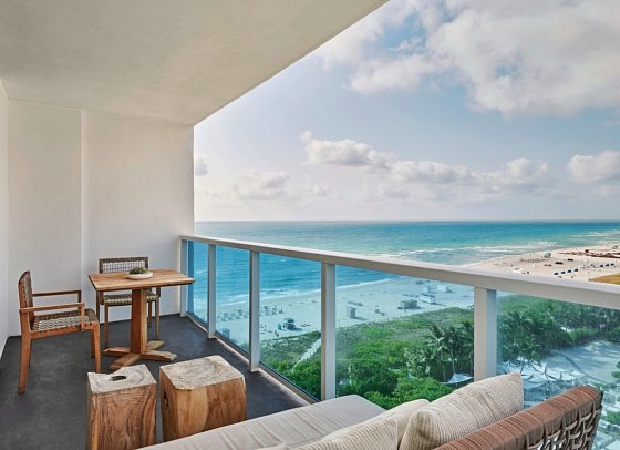 1 Hotel South Beach - Ocean View One Bedroom Suite Balcony