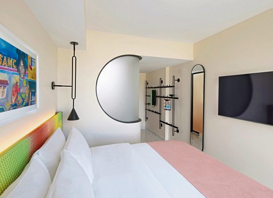 Moxy South Beach - Wohnbeispiel King Room (Zimmercodierung UG2)