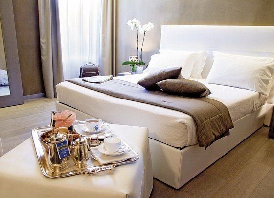 San Rocco - Wohnbeispiel Doppelzimmer Classic Dorfblick (Zimmercodierung DB1)